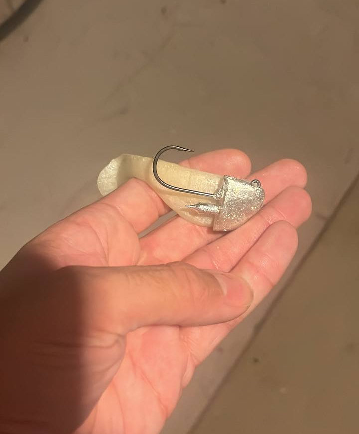 Springull's 4 inch Swimbait (4 pack+2Jig heads)